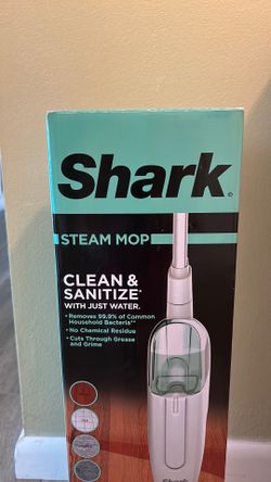 Brand new Shark steam mop, cor, free, sanitation, extra large, removable, water tank, lightweight, and compact Shark steam mop