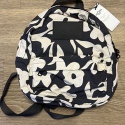 BRAND NEW Aloha Collection Fall Flowers Mini Adjustable Strap Black/Sundance Backpack