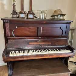 1889 antique Steinway piano Chair Is Not The Same Brand As Piano  