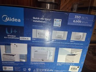 Midea ac 8000 btu U-shape