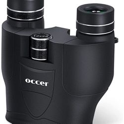New! Upgraded 12x25 Binoculars for Adults and Kids - Compact Binoculars Wide Pupil Distance Large Eyepiece for Stable Vision - High Power Lightweight 