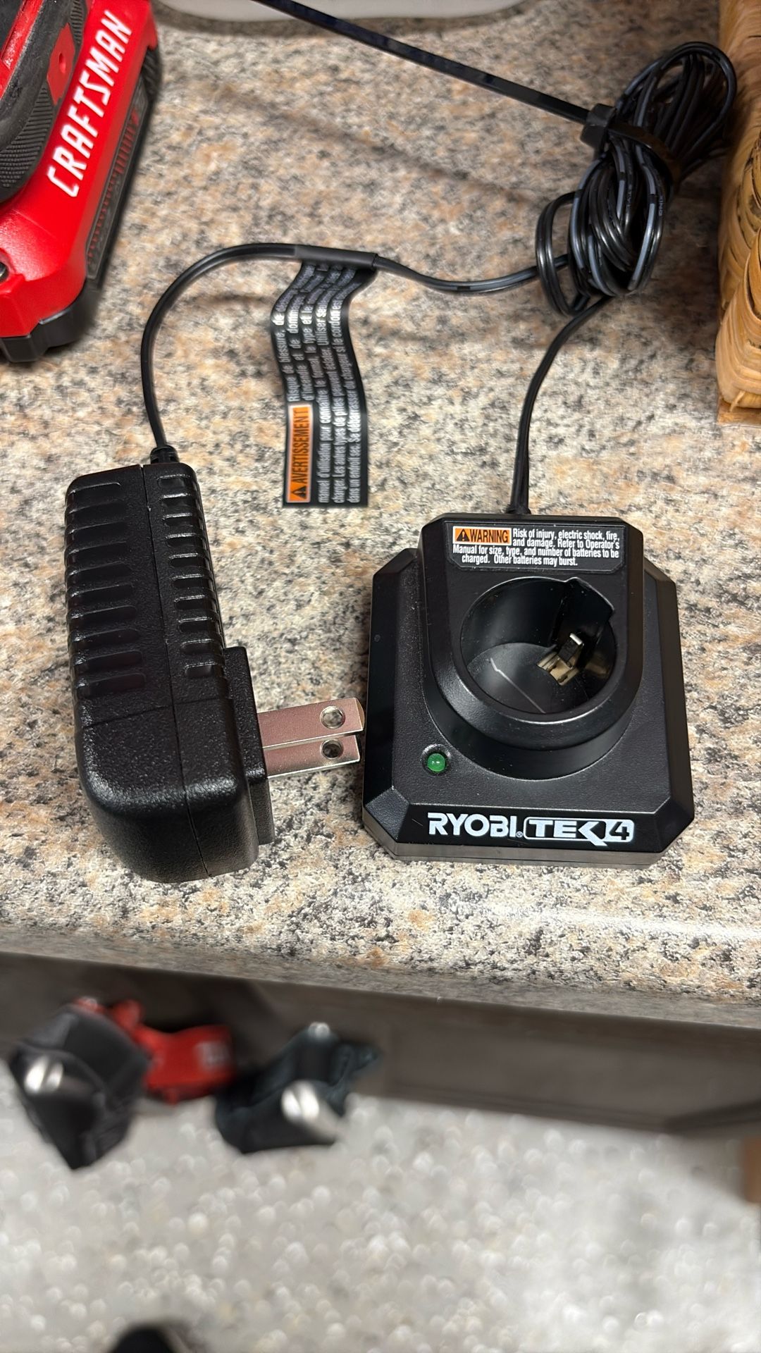 Ryobi Teck 4 Battery Charger
