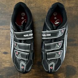 Pearl Izumi Select Road Cycling Shoes Size 40 (US Men 7 / Wmn 8.5) w/ Look Delta Cleats - Peloton Ready