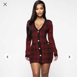 Plaid Mini Dress