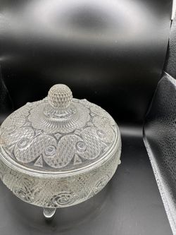 Vintage Avon Candy Dish With Lid 