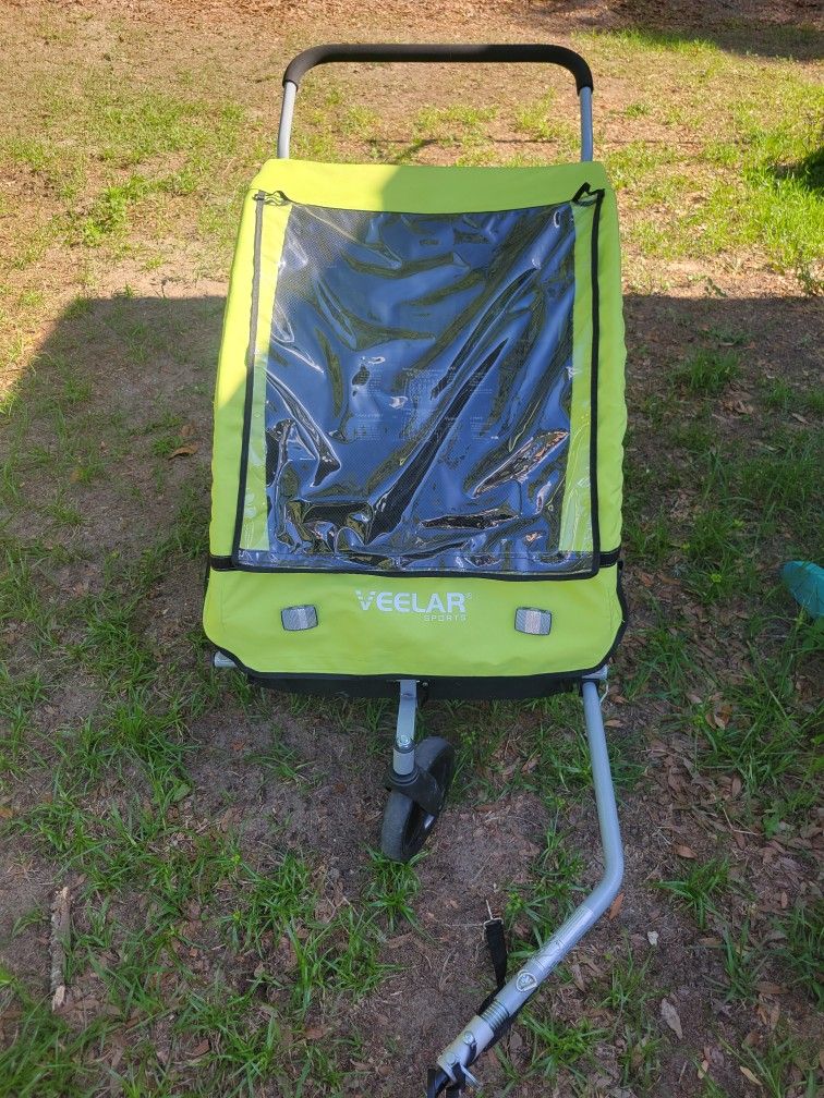 Veelar Sports Bike Trailer Green