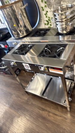 Estufa de 2 quemadores  Acero/Stainless steal burner