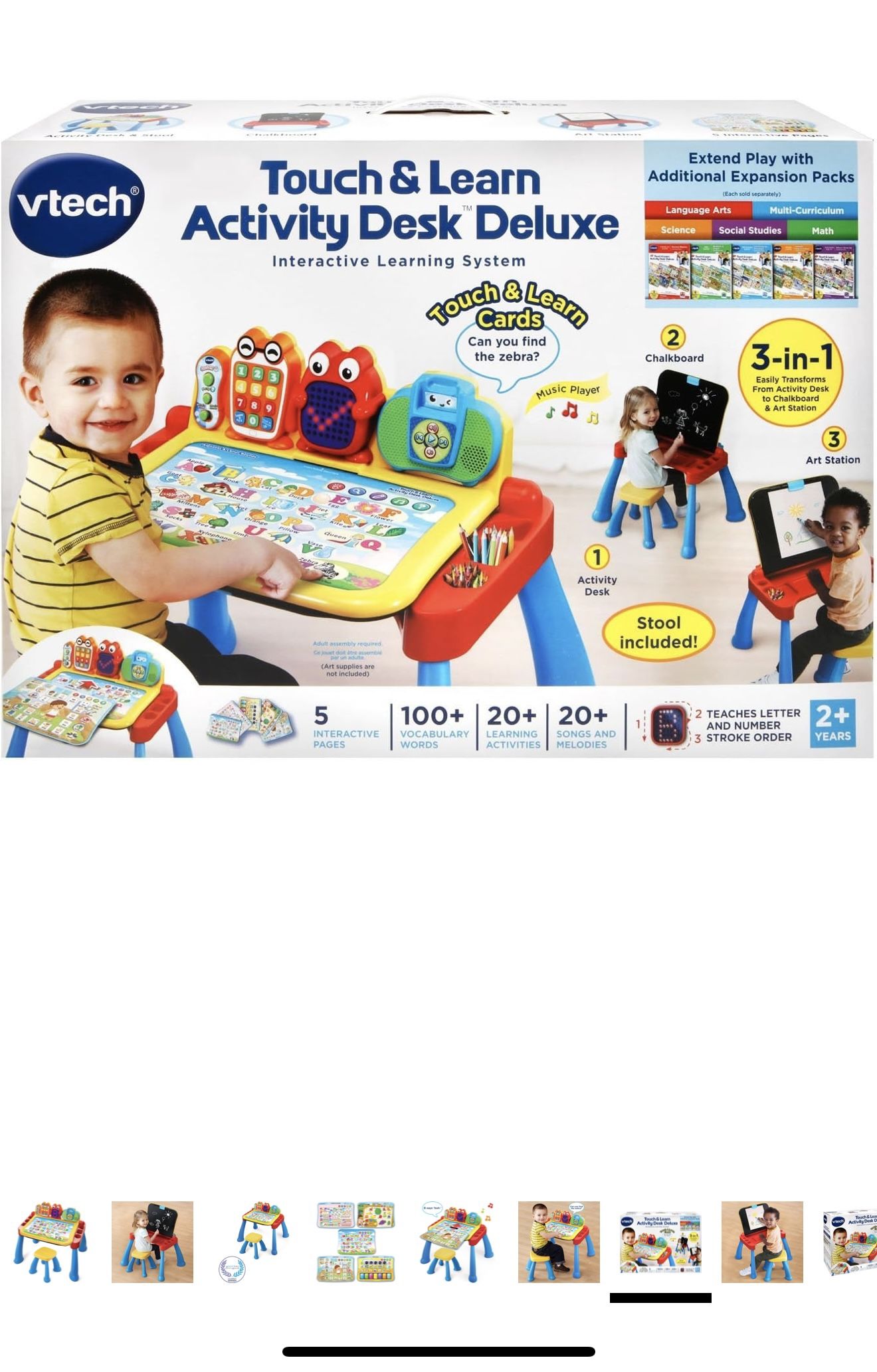 Vtech Touch and Learn Activity Desk Used