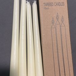 Tapered Wedding Candles 4pk 