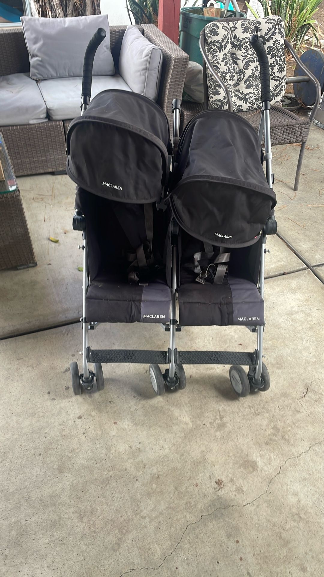 Double MACLAREN Baby Stroller