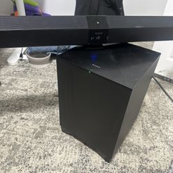 Sony Soundbar And Subwoofer 