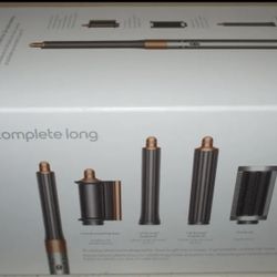 Dyson Airwrap Complete Long Set Nickel 