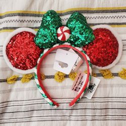 Minnie Mouse Ears Christmas 