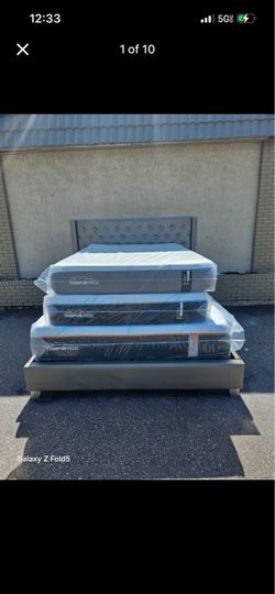 Brand new king-size Tempur-Pedic pro adapt firms Mattresses with Bed Frame