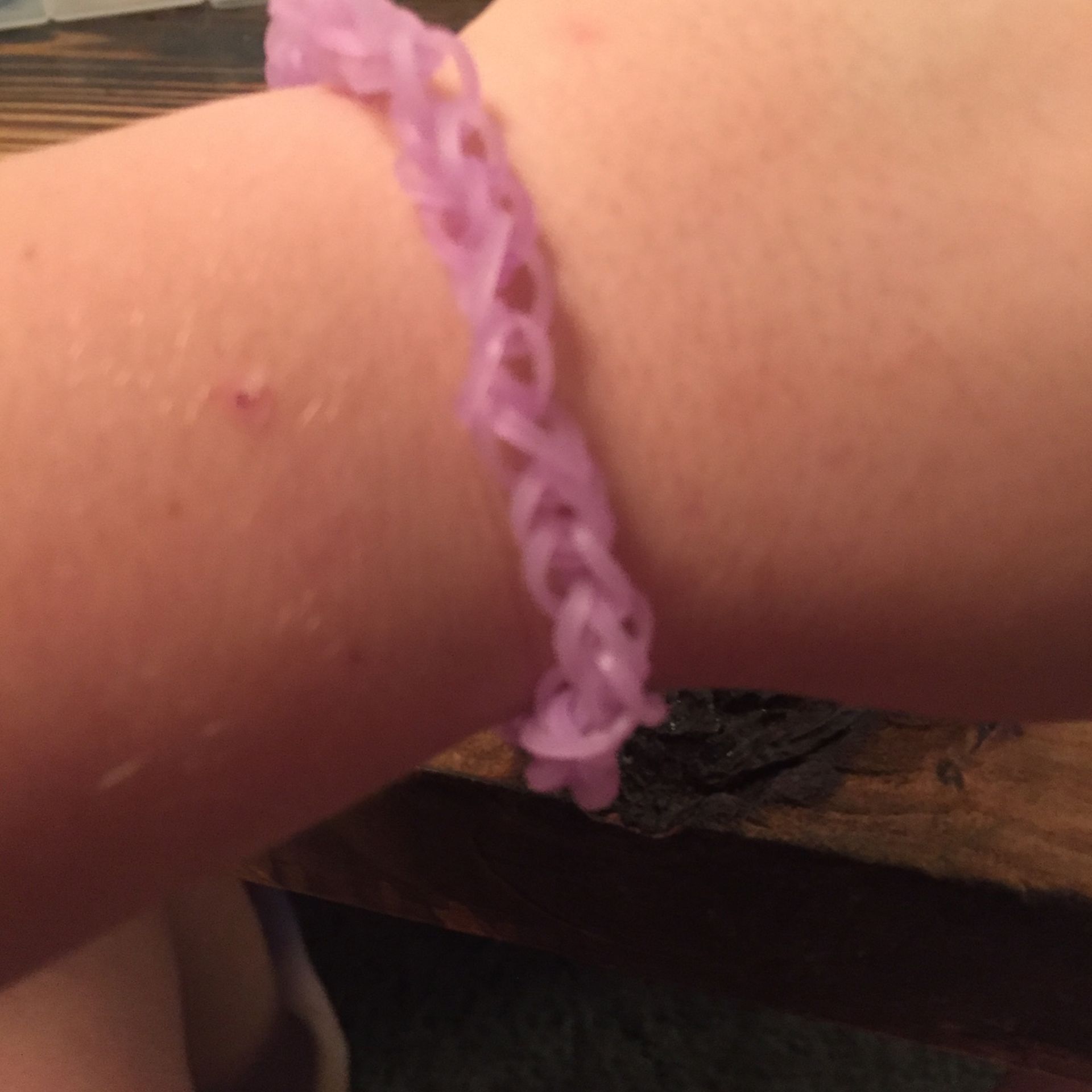 Purple Glow In The Dark Bracelet 