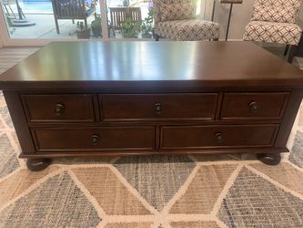 3 Piece Sold Wood Coffee Table set