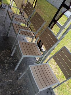 Aluminum commercial patio chairs
