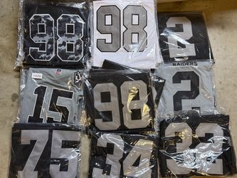 Raider jerseys