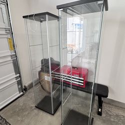 IKEA glass shelves