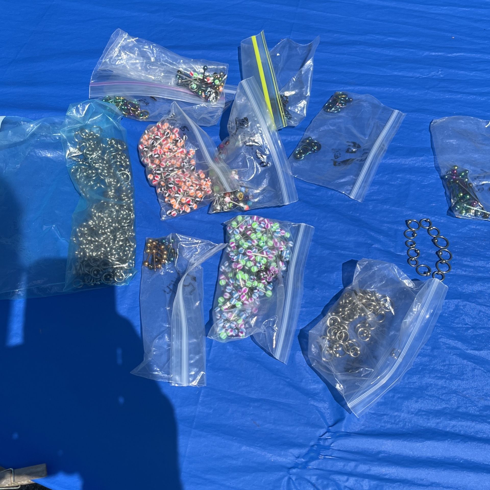 Sterile body piercings $20 for all and some titanium