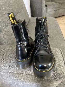 Jadon boots smooth leather platforms