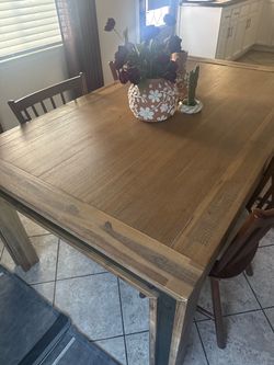 Wood table