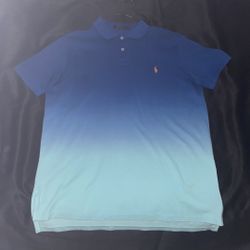 Mixed Beach Blue Polo Shirt