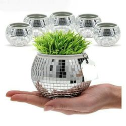 Disco Ball Planter/ Centerpieces/ Decor 