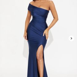 Navy Blue Gown