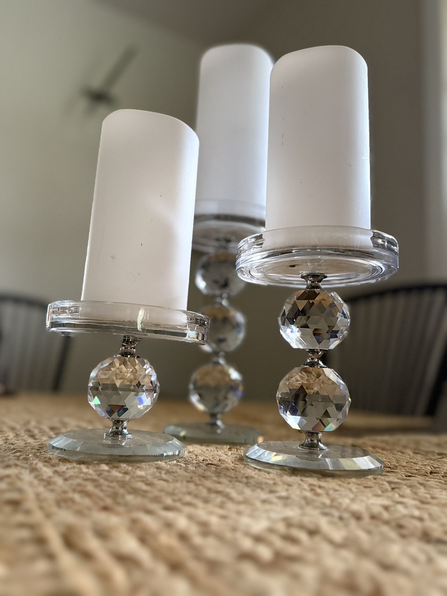 Glass Crystal Pedestals