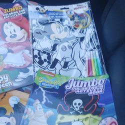 I have all this coloring  book I Bought This Book In Disney In Never My Kids Never Used They  are Brand New Make.  Me a Offer 