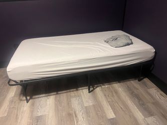 Twin mattress and frame