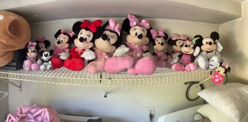 Mickey and Minnie Mouse plush stuffed toys
