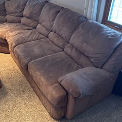 Free Sectional Couch And Recliner. 
