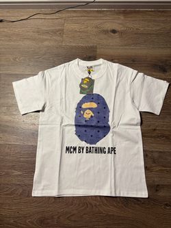 BAPE x MCM Ape Head Graphic T-Shirt White