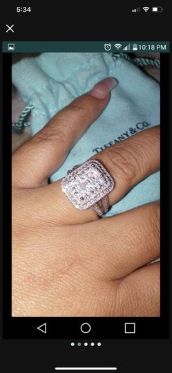 White Gold Diamond Ring 