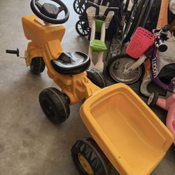 Construction Tricycle with trailer 