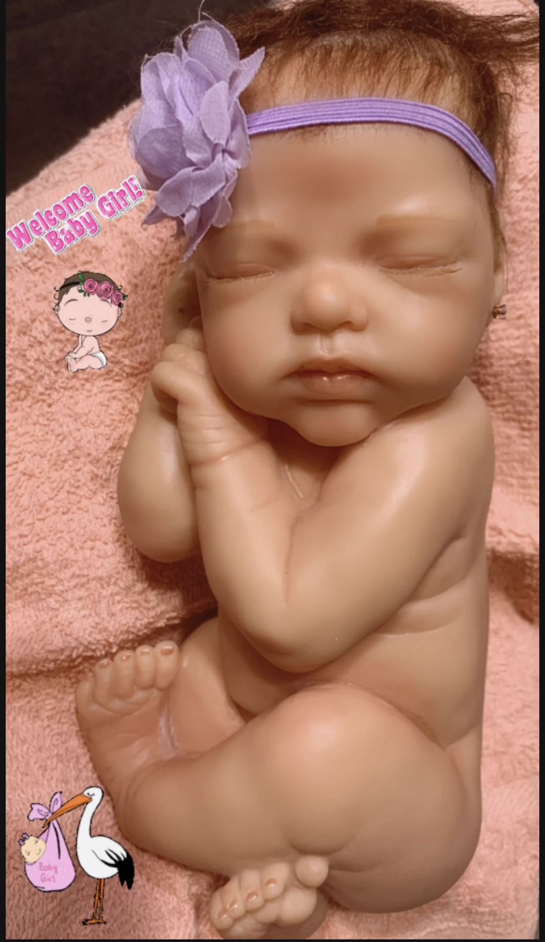Baby Girl Doll 14” . 
