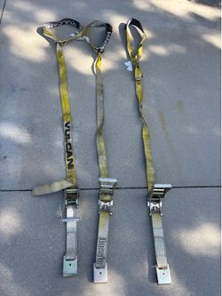 Vulcan Car/RZR/ CanAm Tiedown Straps with Ratchets