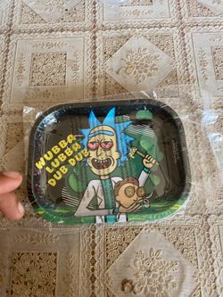 Rick and morty rolling tray