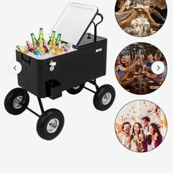 Brand new wagon, rolling cooler ice chest Worth $249
