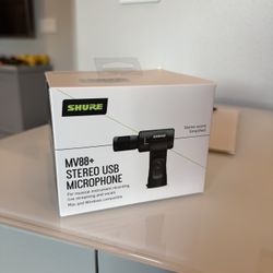 MV88+ Stereo USB Microphone (never opened)