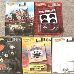 2016 Mattel Hot Wheels The Beatles Set Of Five