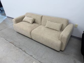 90 "Wide 3 Seat Upholstered Polyester Sofa with Throw Pillows Available in Living Room Apartment