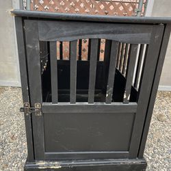 Wooden Dog Crate Kennel Used