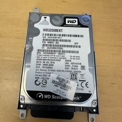 WD 320GB Laptop Hard Drive