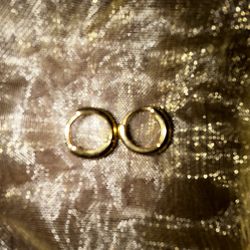 Pandora Gold Hoops 