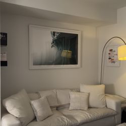 Living Spaces Couch! 90 Inches 