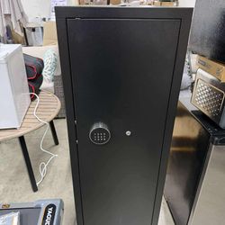 12-15 Slot Secure Storage Cabinet, Quick Access Tall Locking Cabinet for Outdoor Equipment, Large Metal Safe with Removable Shelves & Pegboard, Easy A