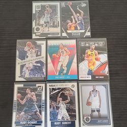 Rudy Gobert Jazz NBA basketball cards 